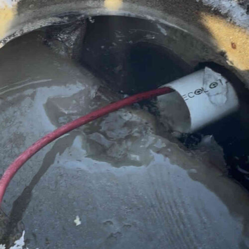 Débouchage conduite égout