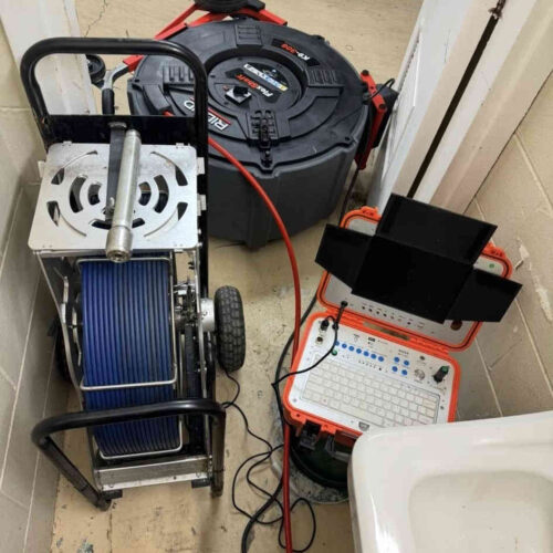 Débouchage avec furet